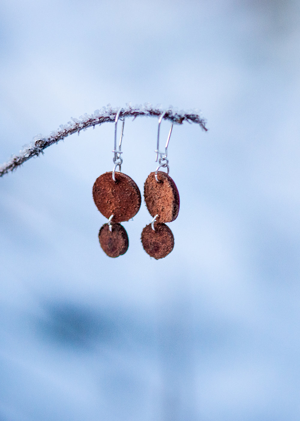Light weight leather earrings "good enough"