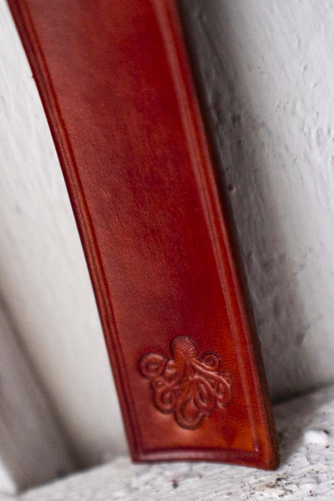 Bookmark "octopus" light brown